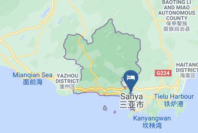 Sanya - Sanya Ktr Wangfu Conference Resort Hotel Maps