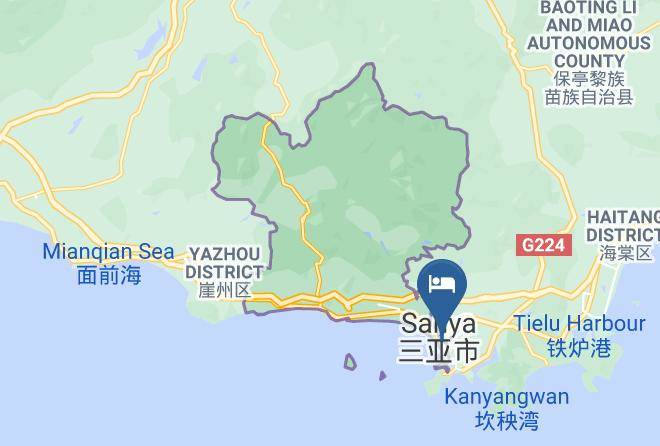 Sanya - Sanya Seacube Holiday Hotel Maps