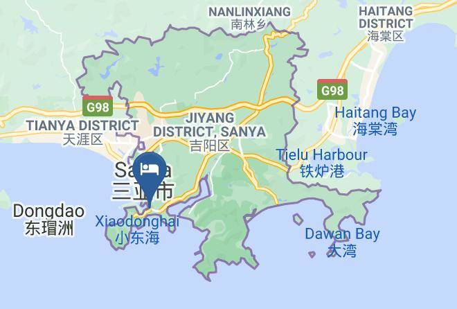 Sanya - Sanya Shanghai Huating Boutique Resort Hotel Maps