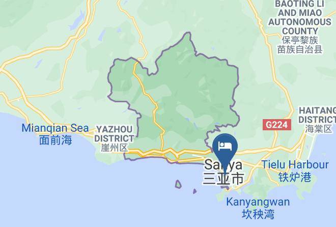 Sanya - Sanya Tian Ze Hai Jing Hotel Maps
