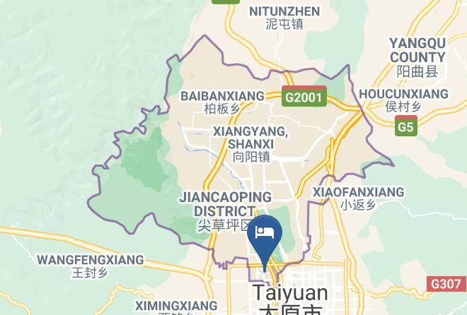 Taiyuan - Sanyuan Chain Hotel Taiyuan Xinghua Street Maps