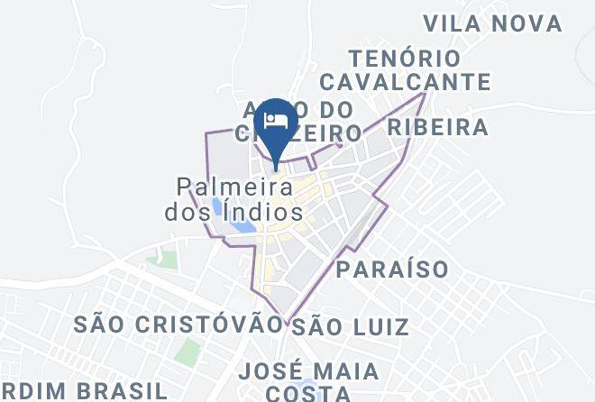 Palmeira Dos Lndios - Sao Bernardo Hotel Maps
