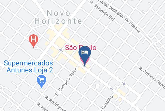 Novo Horizonte - Sao Paulo Hotel Maps
