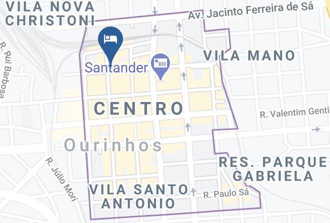 Ourinhos - Sao Paulo Hotel Maps