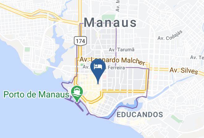 Manaus - Sao Pedro Palace Hotel Ltda Maps