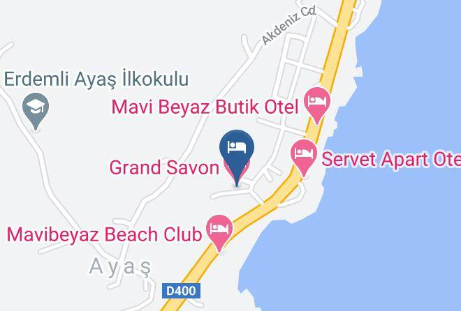 Erdemli - Saon Butik Hotel Maps