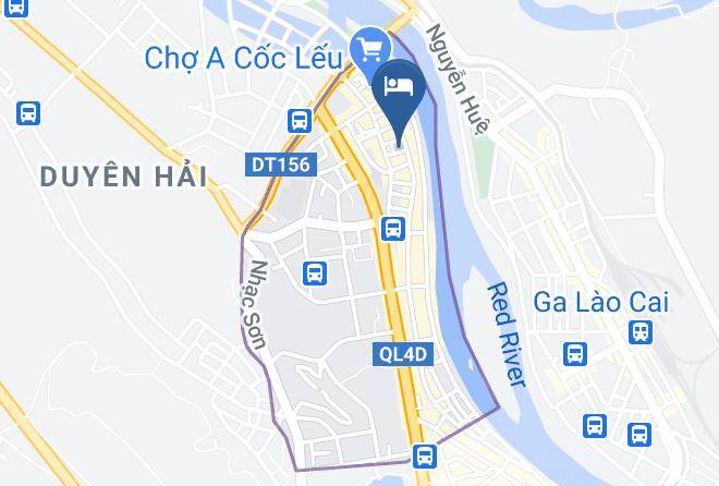 Sapa Galaxy Hotel Map