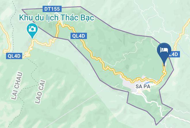 Sa Pa District - Sapa Garden Bed And Breakfast Maps