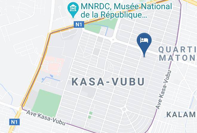 Kinshasa Urban - Saphir Hotel Maps