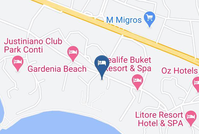 Manavgat - Saphir Resort & Spa Maps