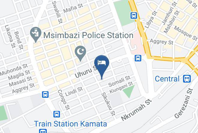 Kinondoni - Saphire Court Hotel Maps