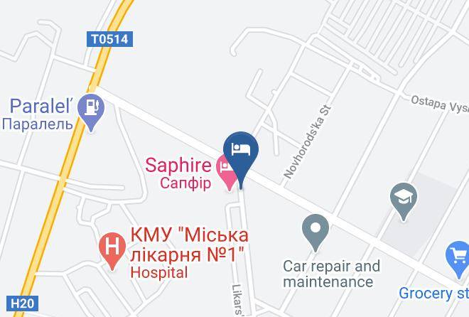 Kramators K - Saphire Hotel Maps