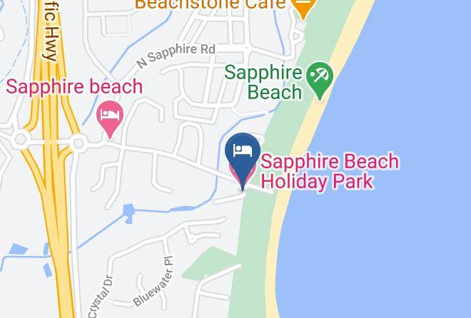 Coffs Harbour - Sapphire Beach Holiday Park Maps