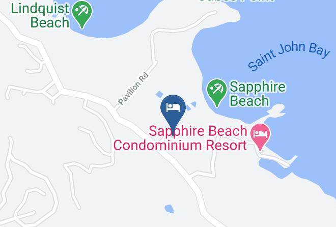 Saint Thomas - Sapphire Beach Resort Vacation Maps