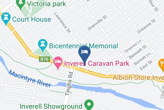 Sapphire City Motor Inn Map