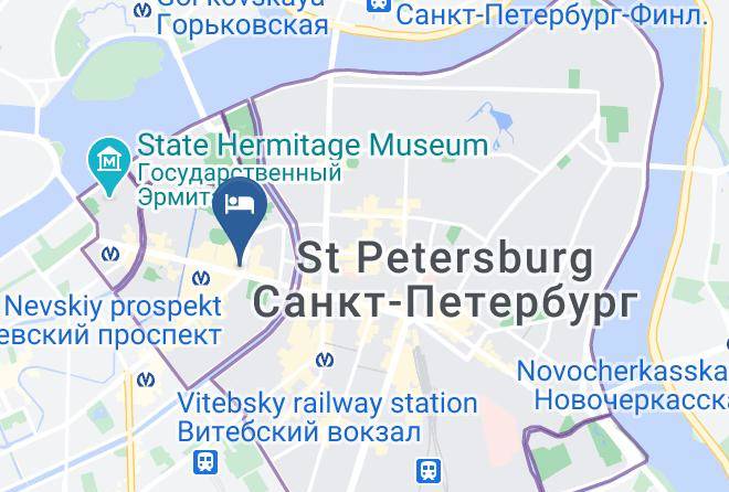 Saint Petersburg - Sapphire Hotel Maps