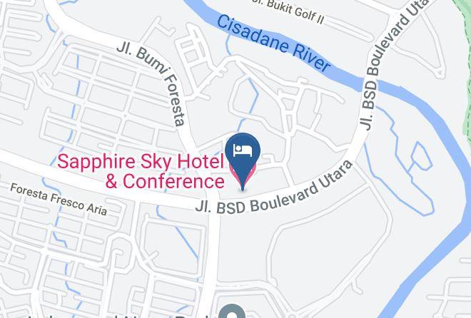 Tangerang Regency - Sapphire Sky Hotel & Conference Maps