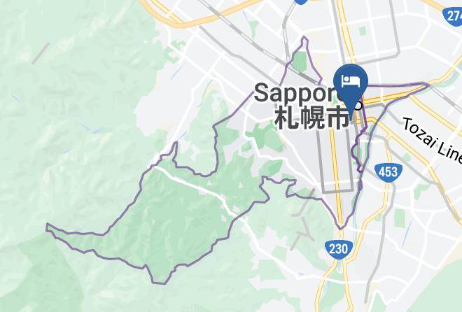 Sapporo City Chuo Ward - Sapporo Tokyu Rei Hotel Maps