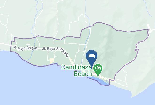 Karangasem Regency - Saputra Bungalow Maps