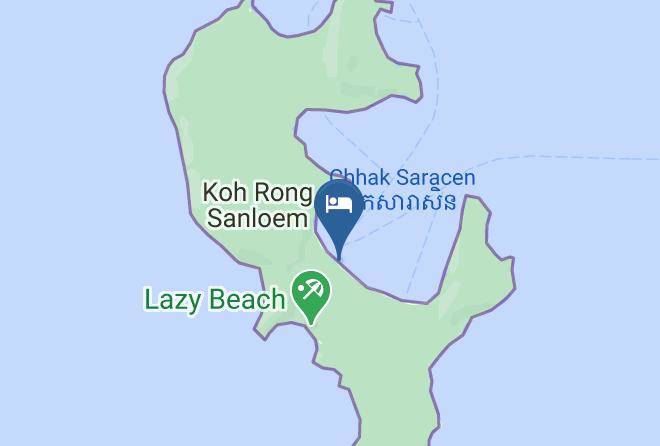 Preah Sihaknuk Town - Sara Resort Maps