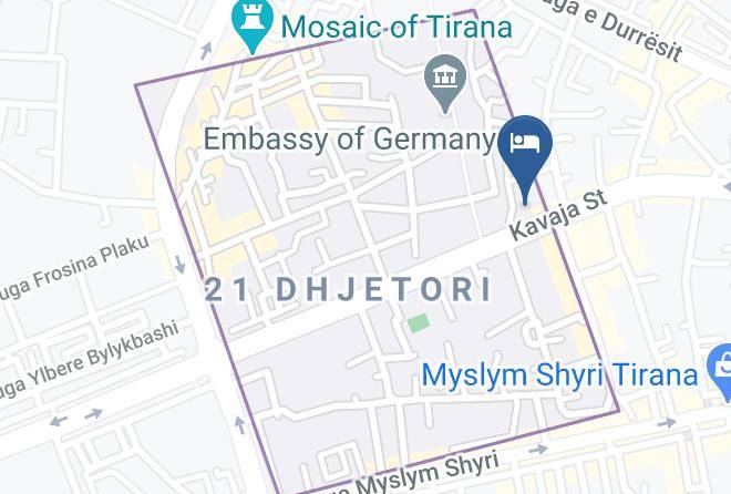 Tirana - Sarajevo Art Hotel Maps