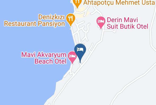 Mugla - Saranda Beach Pansiyon Maps