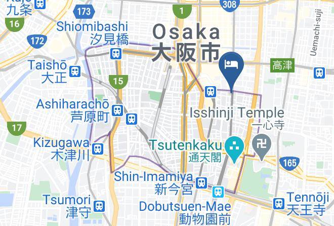 Sarasa Hotel Namba Map