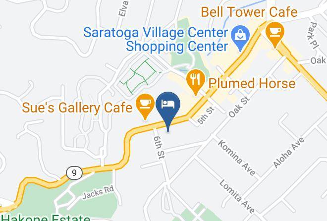 Santa Clara - Saratoga Oaks Lodge Maps