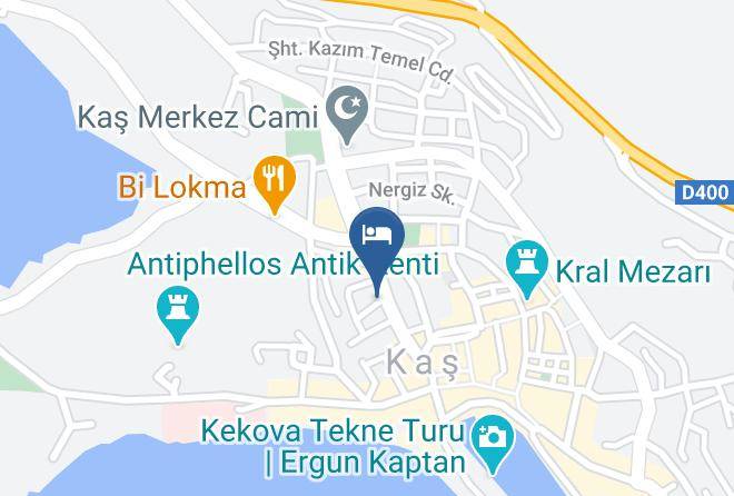 Kas - Saray Hotel Maps