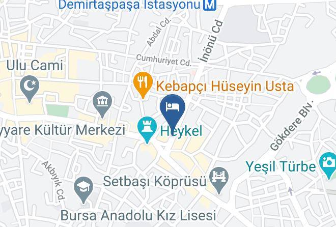 Osmangazi - Saray Oteli Maps