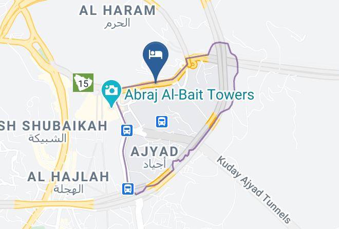 Mecca - Saraya Ajyad Hotel Maps