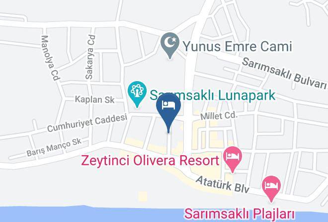 Ayvalik - Sarayevo Hotel Sarimsakli Maps