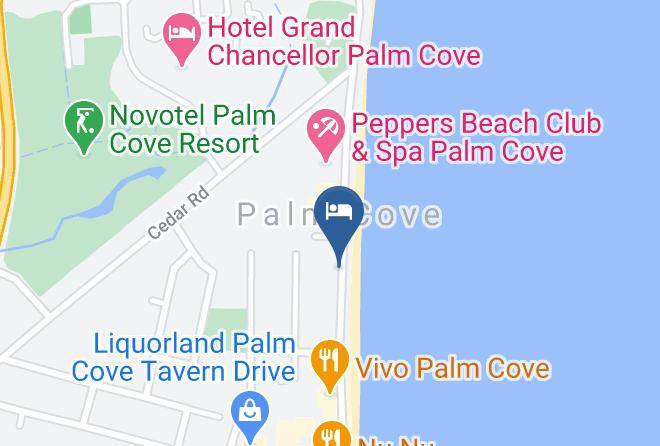 Cairns - Sarayi Boutique Hotel Palm Cove Maps