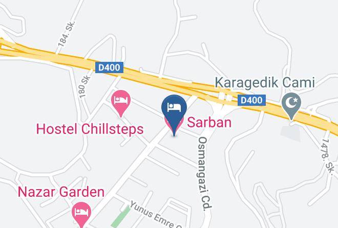 Fethiye - Sarban Hotel Maps