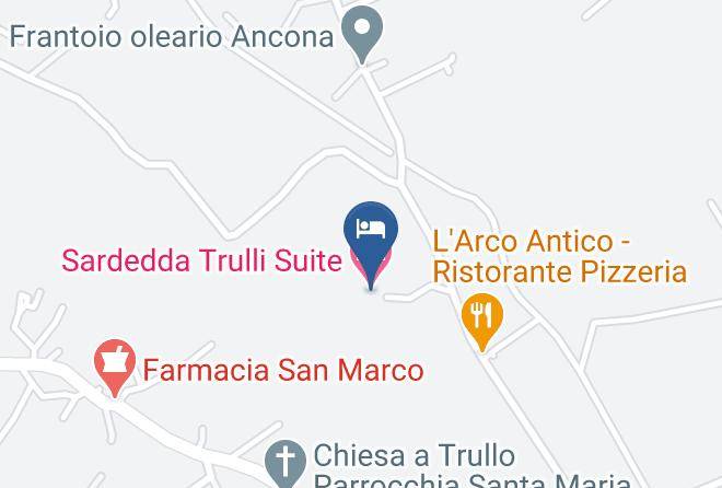Bari - Sardedda Trulli Suite Maps