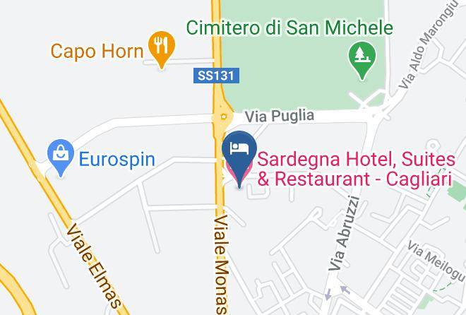 Cagliari - Sardegna Hotel Suites & Restaurant Cagliari Maps