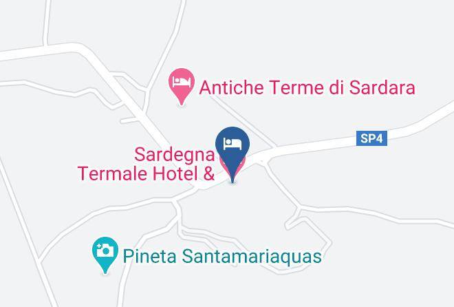 Province Of South Sardinia - Sardegna Termale Hotel & Spa Maps