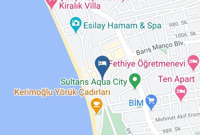 Fethiye - Sardunya Hotel Maps
