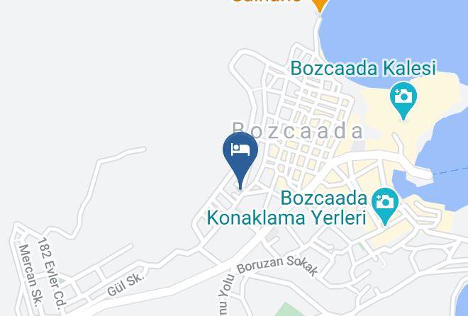 Bozcaada - Sardunya Otel Maps