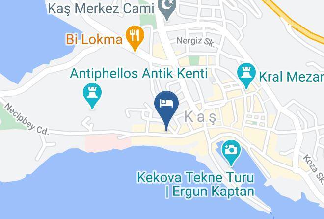 Kas - Sardunya Otel Maps