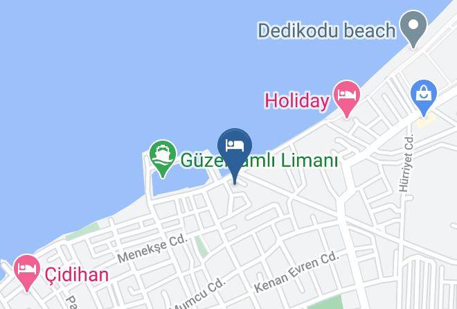 Guzelcamli - Sare Otel Kusadasi Maps