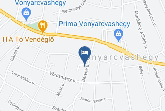 Vonyarcvashegy - Sarga Kek Haz Maps