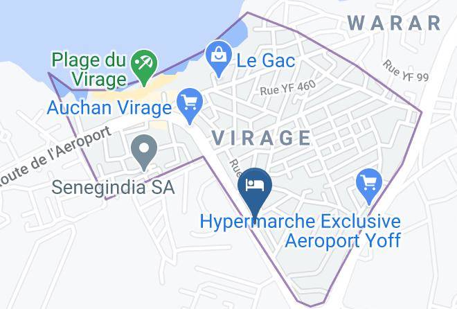 Dakar - Sargal Hotel Maps