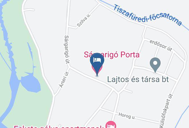 Tiszafured - Sargarigo Porta Maps