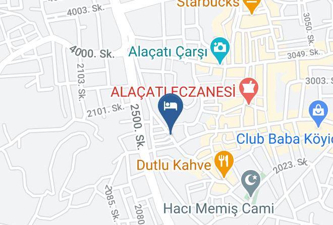 Sari Gelin Alacati Otel Map