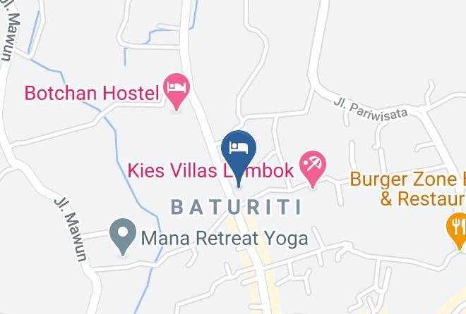 Central Lombok Regency - Sari Inn Kuta Lombok Maps