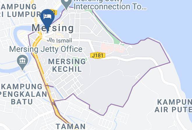 Daerah Mersing - Sari Pacifica Beach Resort & Spa Sibu Island Maps