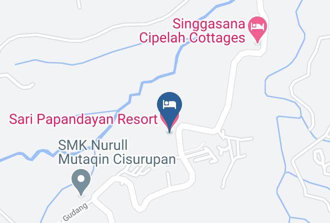 Garut Regency - Sari Papandayan Resort Maps