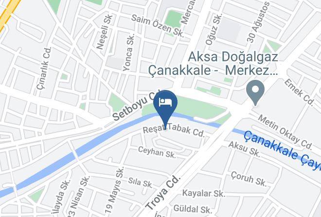 Canakkale Barbaros - Saricay Hotel Maps