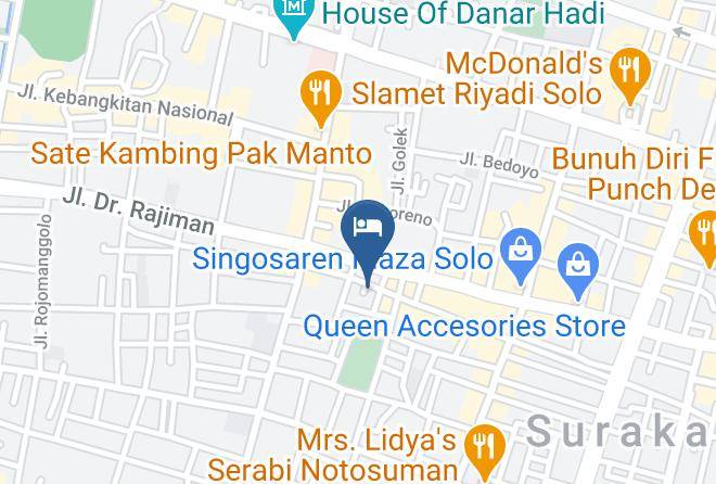 Surakarta - Sarila Hotel Maps